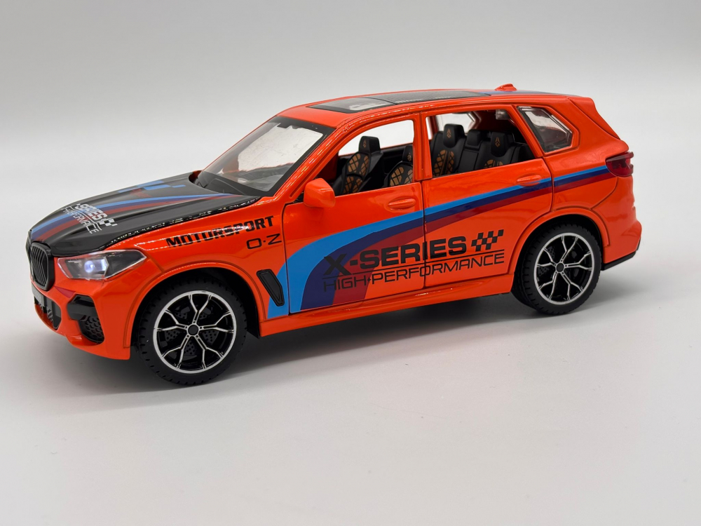 Automacheta BMW X5 M Competition, din Metal, cu Sunete, Lumini, Elemente Mobile, 20 cm [9]