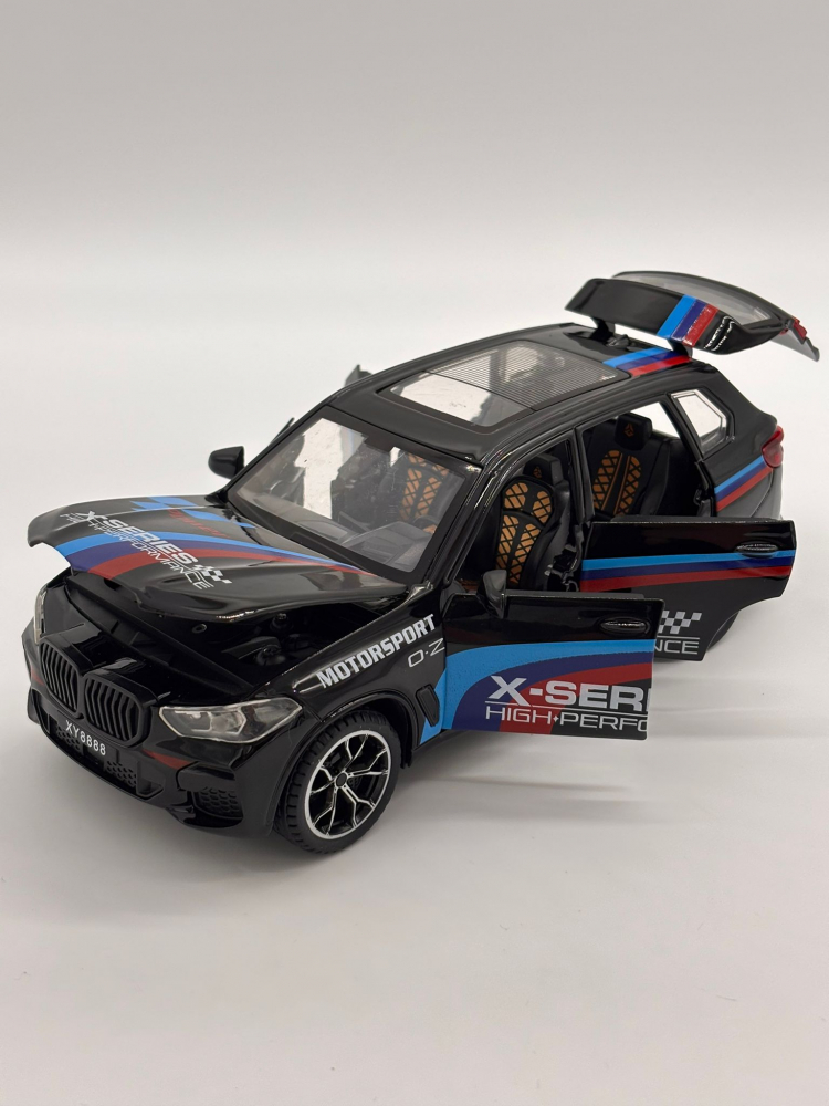 Automacheta BMW X5 M Competition, din Metal, cu Sunete, Lumini, Elemente Mobile, 20 cm [10]