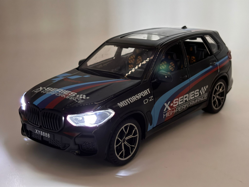 Automacheta BMW X5 M Competition, din Metal, cu Sunete, Lumini, Elemente Mobile, 20 cm [2]