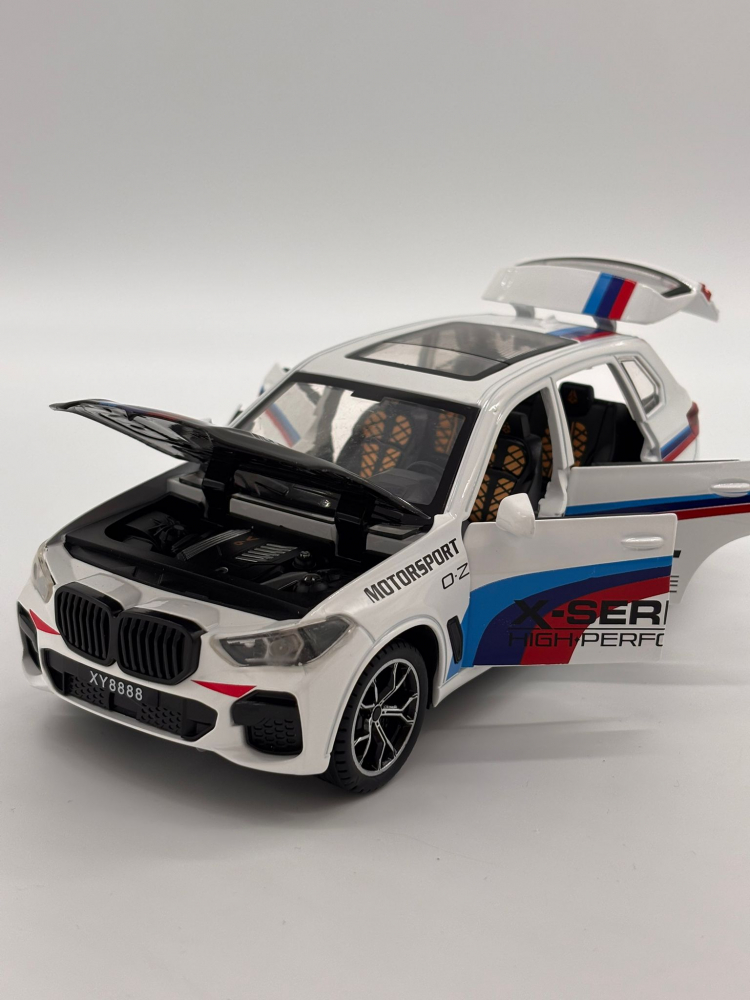 Automacheta BMW X5 M Competition, din Metal, cu Sunete, Lumini, Elemente Mobile, 20 cm [7]