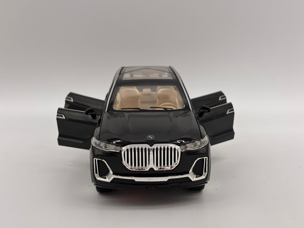 Automacheta BMW X7, din Metal, Fum pe Baza de Apă, cu Sunete si Lumini, Elemente Mobile, Functie Pull-Back, 20 cm [5]