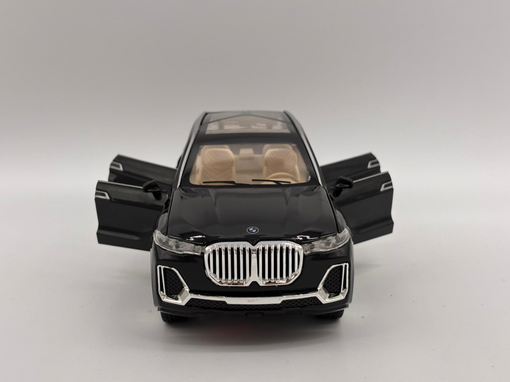 Automacheta BMW X7, din Metal, Fum pe Baza de Apă, cu Sunete si Lumini, Elemente Mobile, Functie Pull-Back, 20 cm [8]