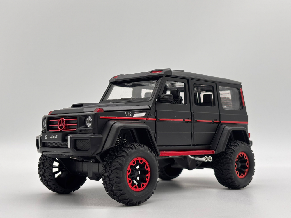 Automacheta Mercedes-Benz G Class V12, din Metal cu Fum pe baza de Apă, Sunete, Elemente Mobile, Lumini și Funcție Pull-Back – 20 cm [12]