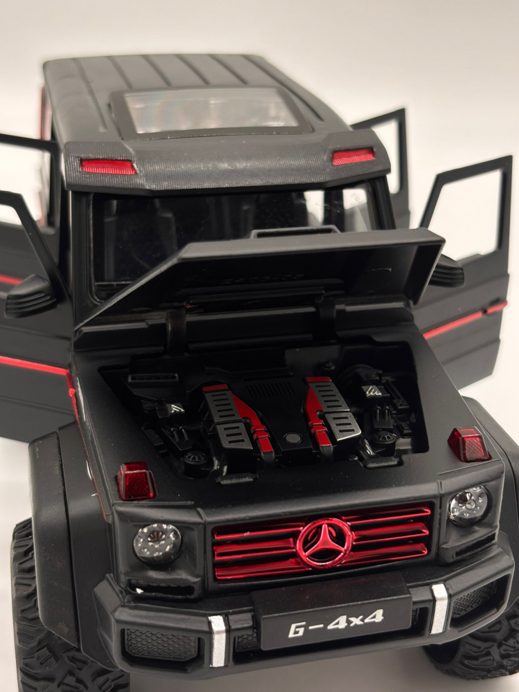 Automacheta Mercedes-Benz G Class V12, din Metal cu Fum pe baza de Apă, Sunete, Elemente Mobile, Lumini și Funcție Pull-Back – 20 cm [4]