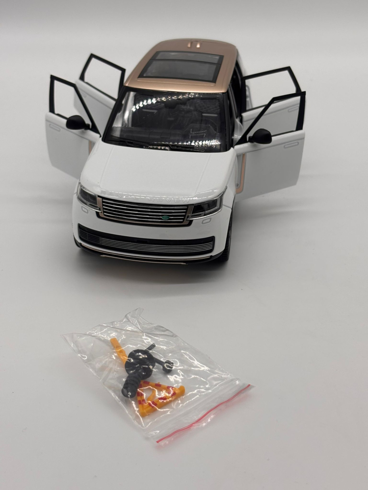 Automachetă Land Rover Range Rover Sport din Metal, 1:24, Funcție Pull-Back, Uși, Capotă și Portbagaj Deschizătoare, Lumină și Sunet, 22cm [19]