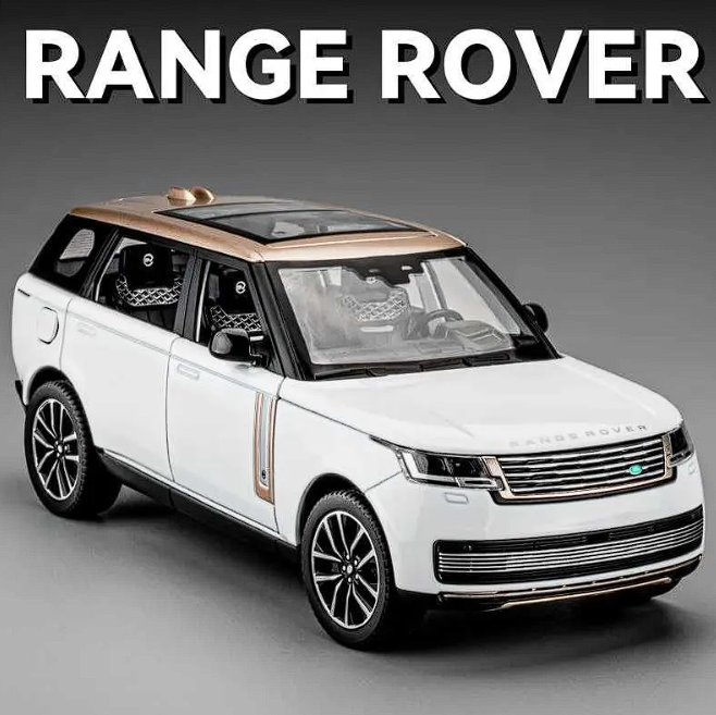 Automachetă Land Rover Range Rover Sport din Metal, 1:24, Funcție Pull-Back, Uși, Capotă și Portbagaj Deschizătoare, Lumină și Sunet, 22cm [4]