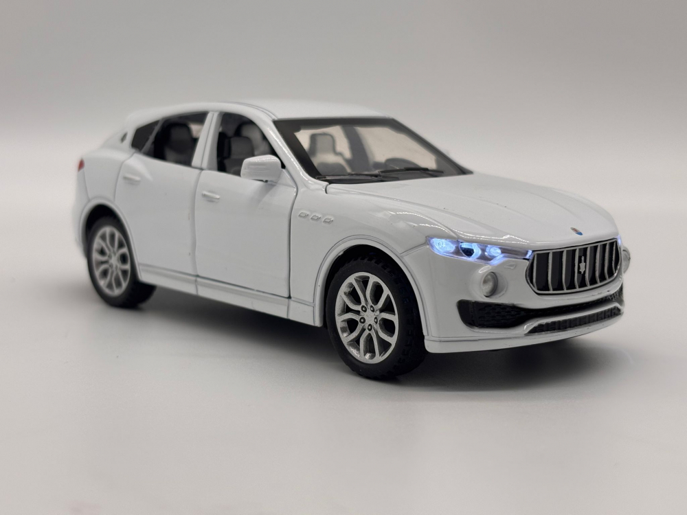 Automacheta Maserati Levante, din Metal, 15 cm – Cu Funcție Pull-Back, Sunete, Lumini și Elemente Mobile [3]