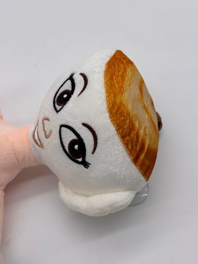 Balerina Cappuccina din Plus, 30 cm, Roz, cu Agățătoare, Jucărie Moale pentru Copii, Italian Brainrot [7]