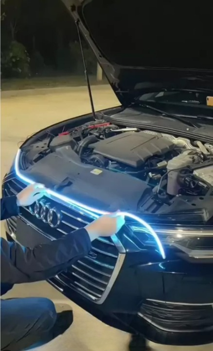 Banda LED Auto pentru Grilă Frontală – 180 cm, Rezistentă la Apă, Alb Rece – Upgrade Vizual pentru Mașina Ta [4]