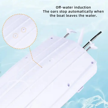 Salupa cu Telecomanda 2.4GHz – 34 cm, Viteză Variabilă, Funcții Complete, Baterie Reîncărcabilă 3.7V [4]