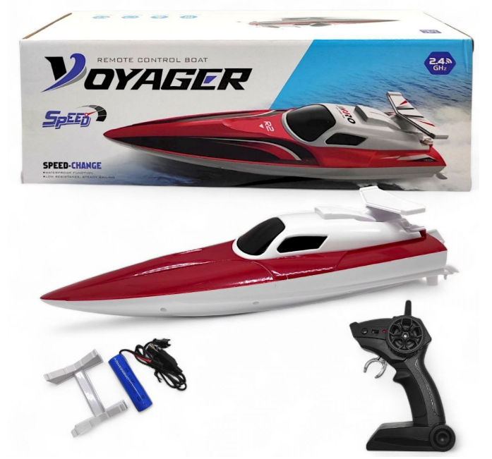 Salupa cu Telecomanda 2.4GHz – 34 cm, Viteză Variabilă, Funcții Complete, Baterie Reîncărcabilă 3.7V [2]