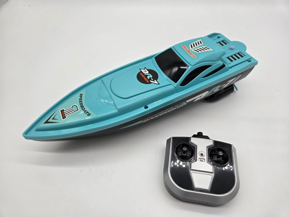 Barcă cu Telecomandă – Model Viteză, Design Modern, cu Telecomandă Inclusă [2]