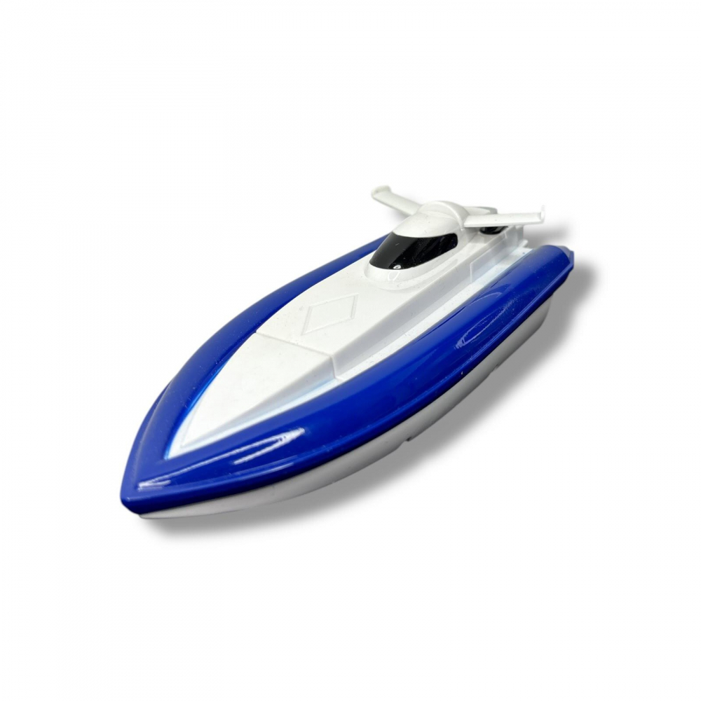 Barca de Viteza cu Telecomanda, Rezistenta la Apa, 20 cm, Propulsie cu Elice pentru Curse de Mare Viteza - Galben [3]