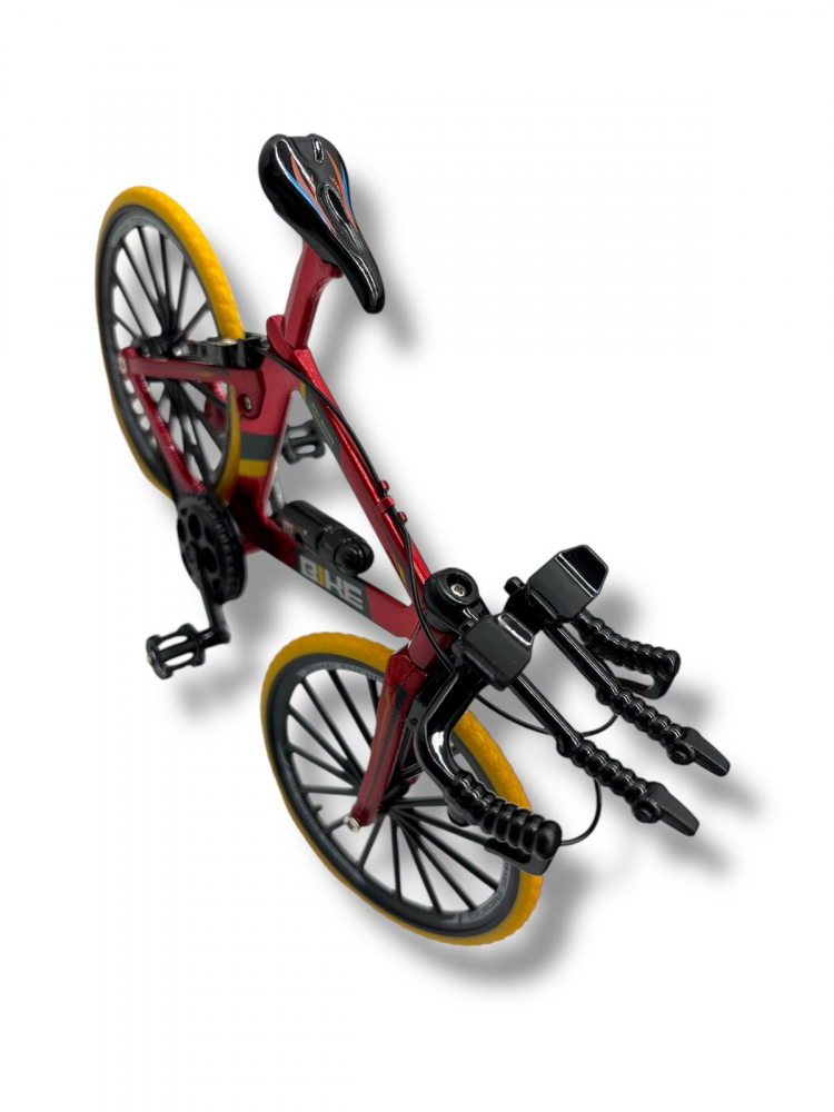 Bicicleta din Metal, Lant, Pedale si Roti Mobile, [6]