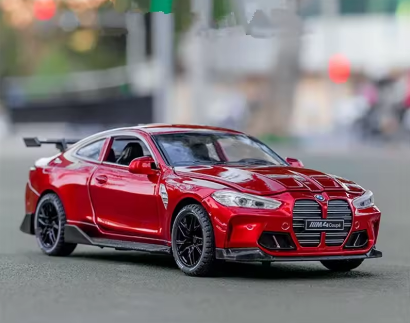 Automacheta BMW M4 Coupe G82, 15.5 cm, Pull-Back, Lumină, Sunet și Elemente Mobile (Uși, Portbagaj, Capotă) [4]