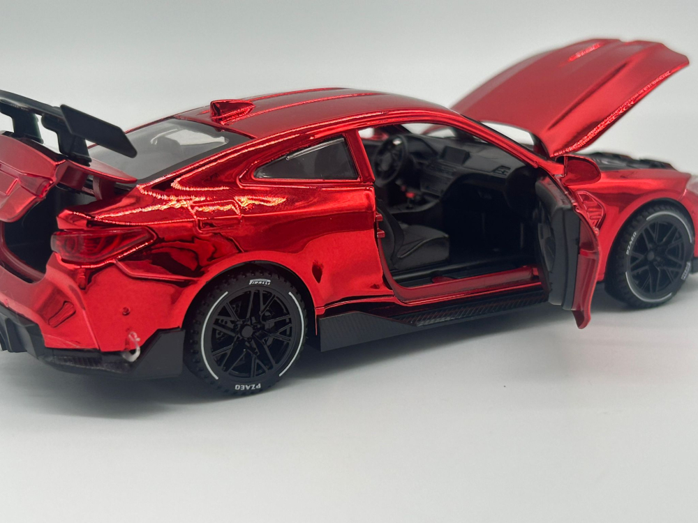 Automacheta BMW M4 Coupe G82, 15.5 cm, Pull-Back, Lumină, Sunet și Elemente Mobile (Uși, Portbagaj, Capotă) [7]