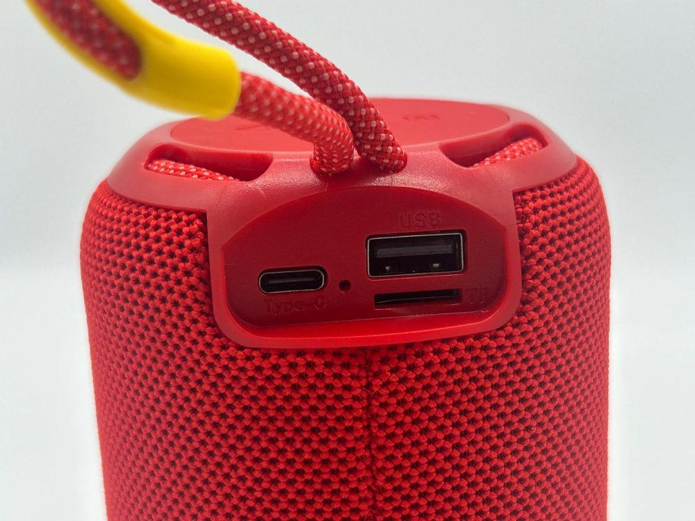 Boxă Portabilă Bluetooth cu Lumină RGB, Sunet Premium, 17 cm, Playtime 3h, Type-C, USB și TF [11]