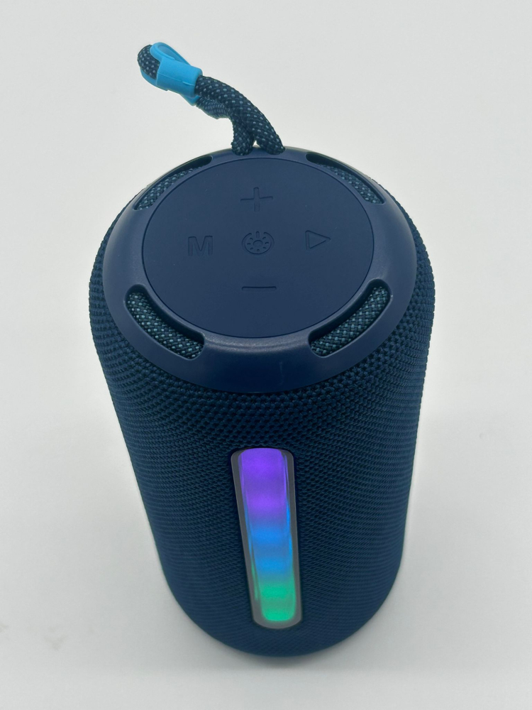 Boxă Portabilă Bluetooth cu Lumină RGB, Sunet Premium, 17 cm, Playtime 3h, Type-C, USB și TF [11]