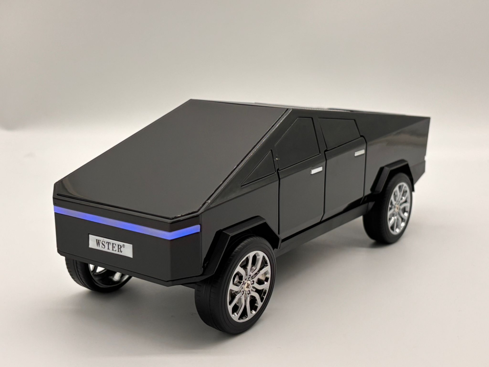 Boxă Bluetooth Portabilă Tesla Cybertruck WS-580, Calitate Audio Premium, 30 cm, Lumină RGB, FM Radio, USB, TF Card, Type-C [15]