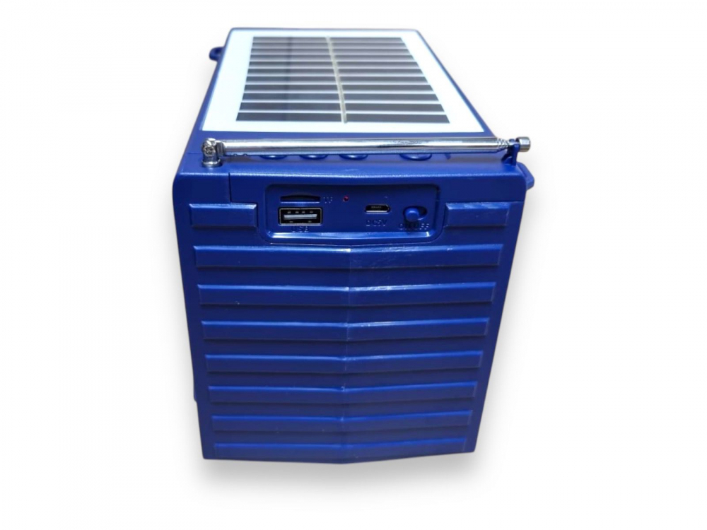 Boxa Portabila cu Panou Solar, Calitate Audio Premium, cu Bluetooth, MP3, USB, Card TF, U Disk, Radio FM, HIFI Stereo - Rosu [6]