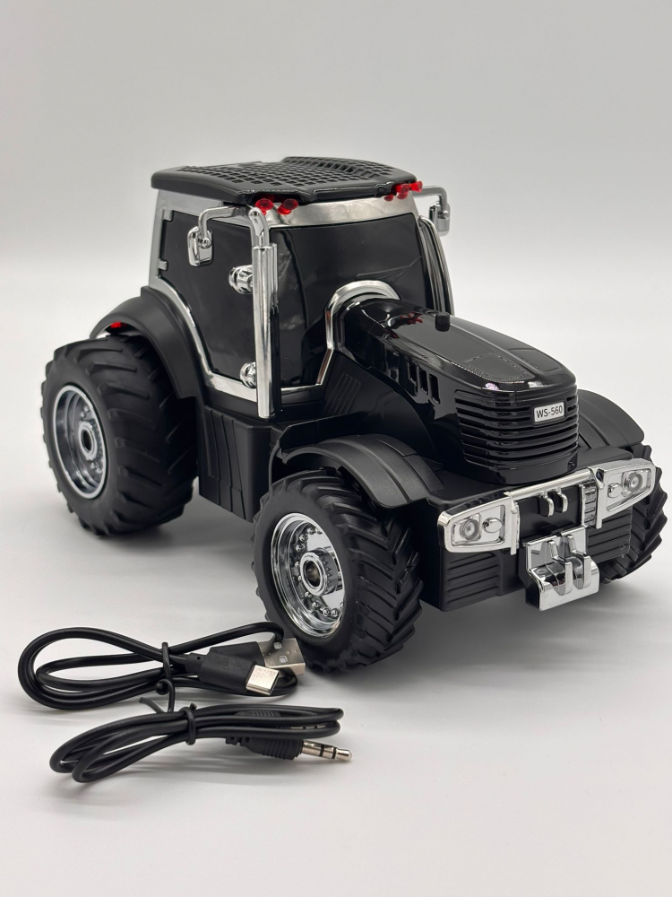 Boxă Portabilă Tractor WS-560 – Bluetooth, Calitate Audio Premium Bluetooth, FM, TWS, Handsfree, Selfie, USB [9]