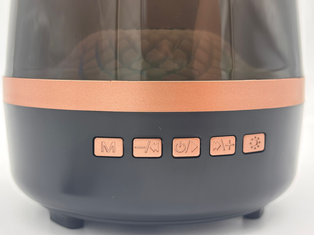 Boxa Transparentă RGB Portabilă, 12 cm, Bluetooth, USB, AUX, TF, DC5V, Cu Cablu Încărcare Inclus [9]