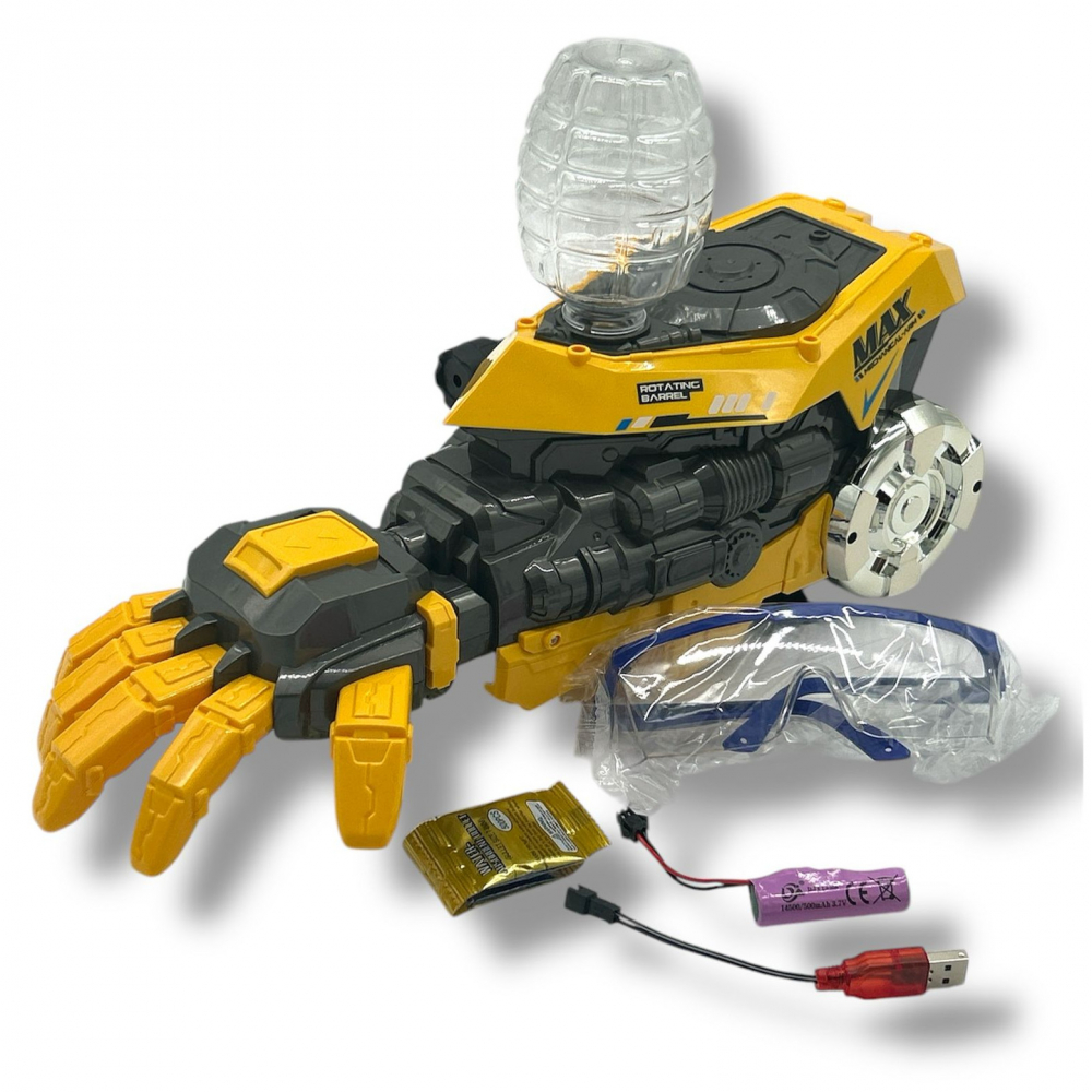 Brat Cyborg cu Bile cu Gel de Apa si Laser, Ochelari de Protectie – Reincarcabil, Compatibil cu Bile Universale de 7-8 mm [3]