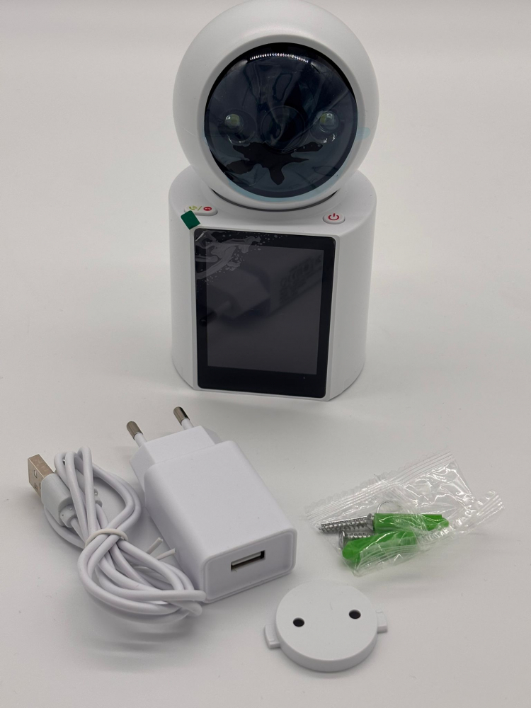 Cameră de Supraveghere Baby Monitor Inteligentă Wi-Fi Full HD 1080p, Functie Apel Video, Viziune Nocturna, Suport Cloud și Card TF – Control prin Aplicația "ICSee" [8]