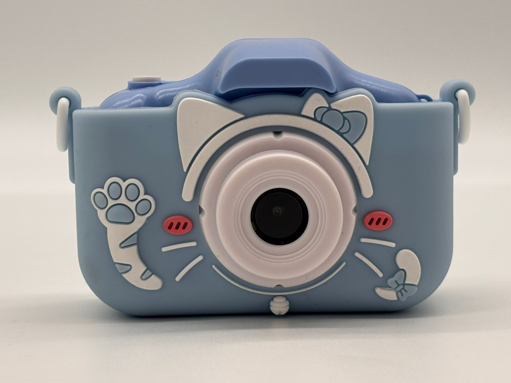 Cameră Foto Digitală pentru Copii, cu Husă Detasabilă, Suport Micro Card SD,Cablu USB și Agățătoare Tip Breloc, Jocuri Snake și Tetris, Funcție Selfie, Muzică și Fotografiere [13]