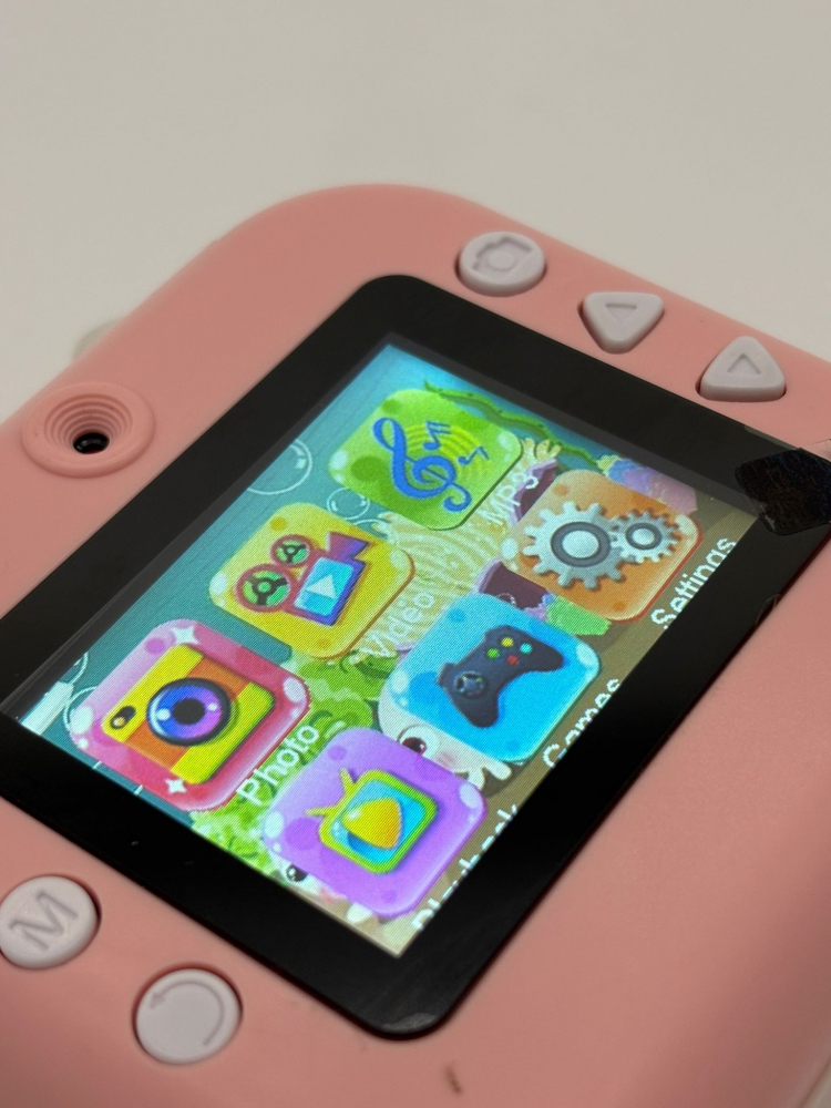 Camera Foto Digitala pentru Copii cu imprimare instant – Ecran HD, Filmare, Jocuri, Cablu Tip C, Curea și 3 Role incluse [12]