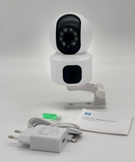 Camera de Supraveghere Smart, WiFi Wireless, C800 cu Pan/Tilt 360 Grade, 4MP, Utilizare Baby Monitor, Night Vision, Detectare Smart AI, Two-Way Audio, Alarmă Sonoră și Luminoasă, Control Vocal, Suport [9]