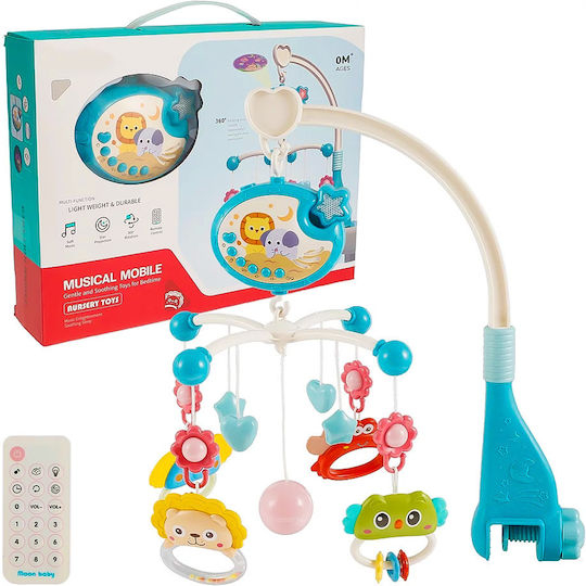 Carusel Muzical pentru Patut cu Proiectie Stele si Rotire 360°, Muzica Linistitoare, 400 Cantece de Leagan [2]