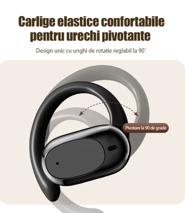 Căști Wireless X97 Sport – Bluetooth 5.49, 9h Autonomie, Calitate Audio Premium, Mod Dual, Confort Maxim, Carcasa cu Display LED [5]