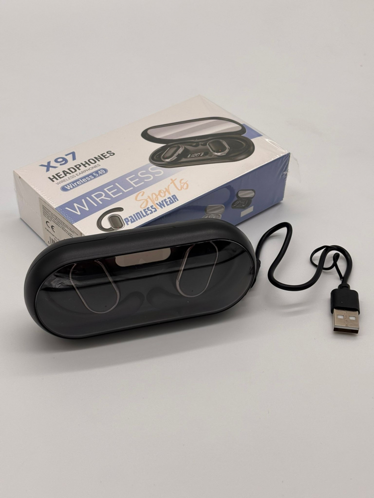 Căști Wireless X97 Sport – Bluetooth 5.49, 9h Autonomie, Calitate Audio Premium, Mod Dual, Confort Maxim, Carcasa cu Display LED [18]