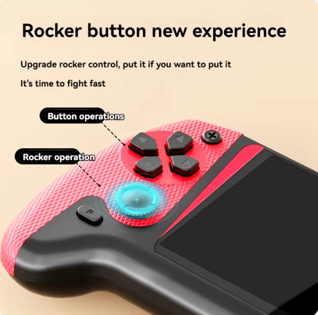 Consola de Jocuri Portabila - 500 Jocuri Clasice, Conectare la Televizor prin Cablu AV, Ecran Color HD, Baterie de Lunga Durata, Reincarcabila USB - Alb [12]