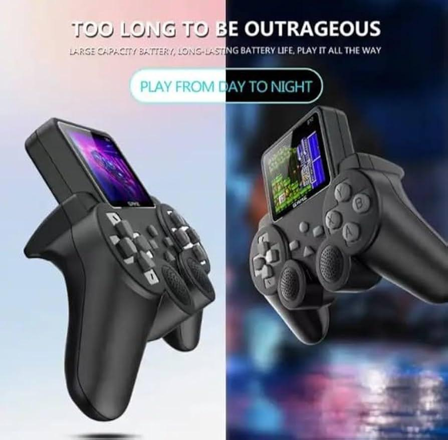 Consola de Jocuri Portabila - Retro Video Gaming Player cu 520 Jocuri Clasice, Conectare la Televizor, Ecran LCD Color, Baterie de Lunga Durata, Reincarcabila USB, New World S10 cu Chip de Jocuri Prof [5]