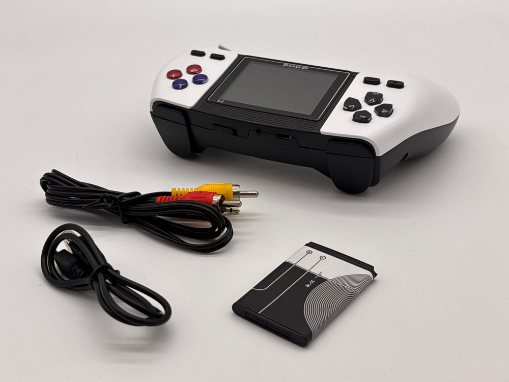 Consolă Retro Portabilă cu 520 Jocuri, Conectare TV prin Cablu AV, Ecran 7.5 cm, Baterie Li-Ion Reîncărcabilă, 1020 mAh [14]