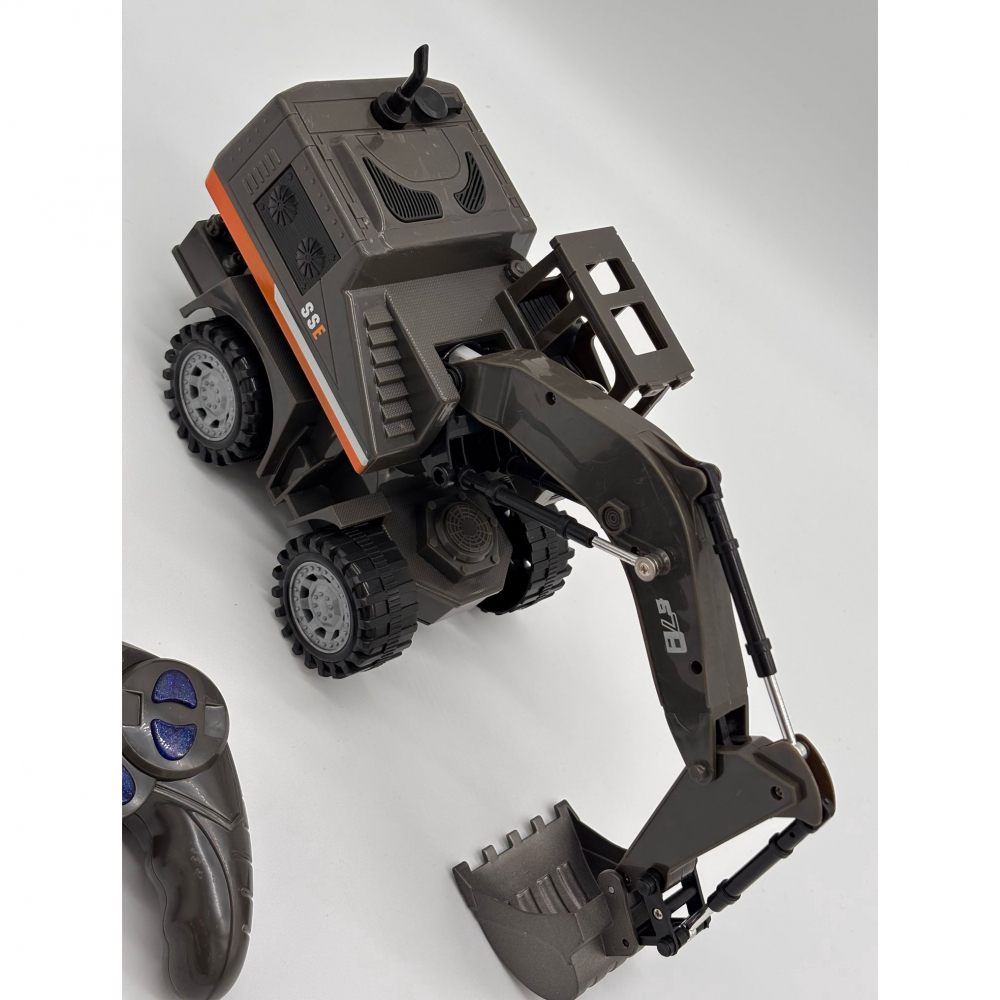 Excavator R/C Multifunctional – Control Multi-Directional, Excavare Realista, Lumini Intermitente, Baterie Reincarcabila si Telecomanda Ergonomica [13]