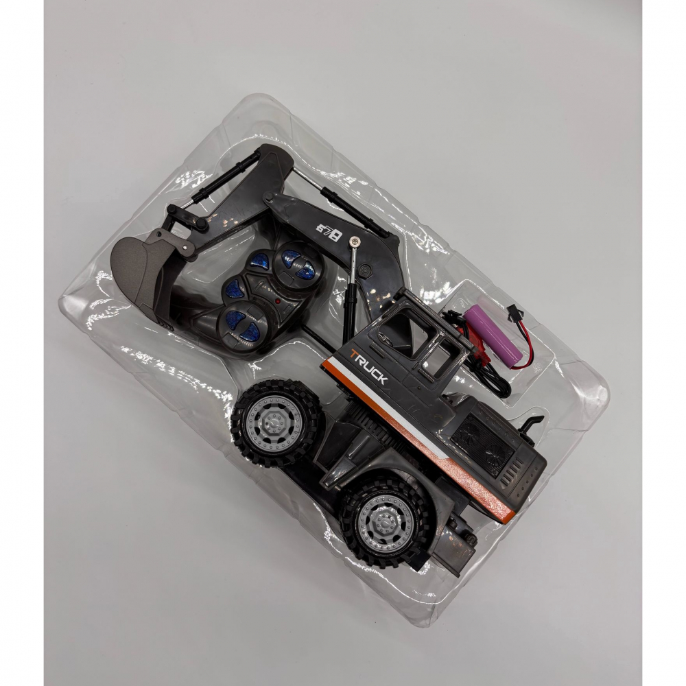 Excavator R/C Multifunctional – Control Multi-Directional, Excavare Realista, Lumini Intermitente, Baterie Reincarcabila si Telecomanda Ergonomica [14]