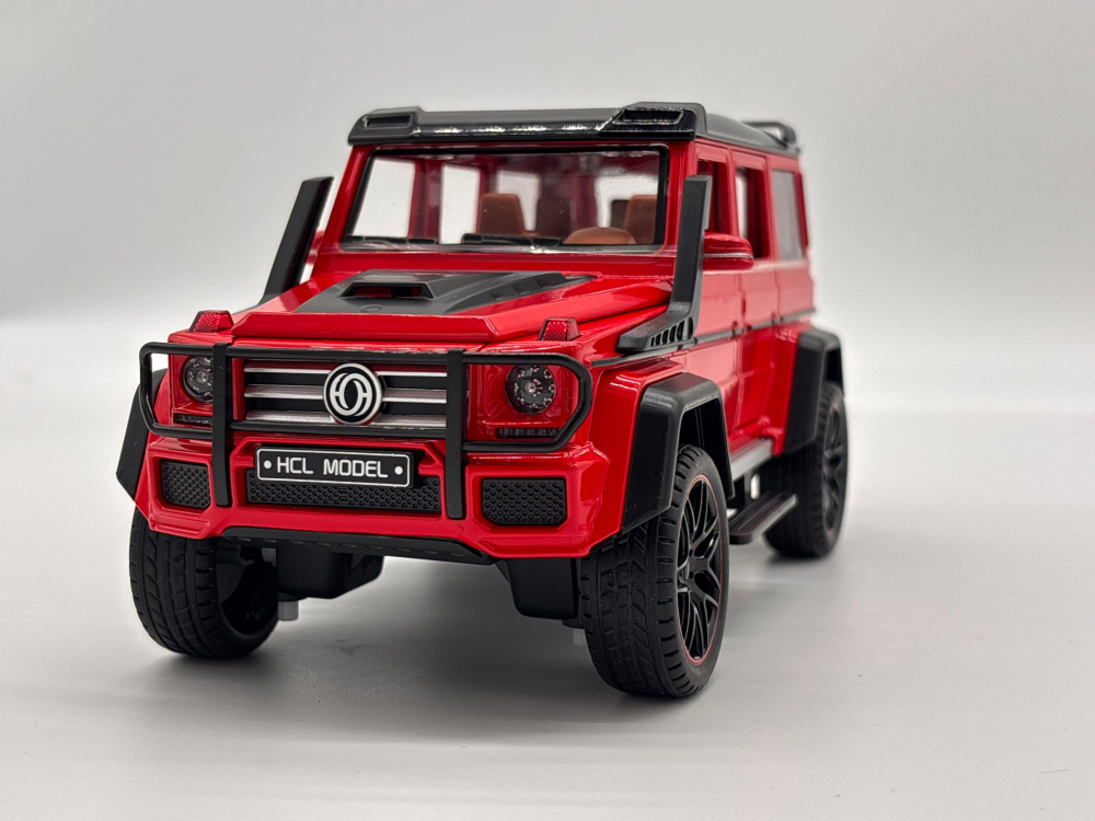 Mașină cu Telecomandă Mercedes G-Class din Metal, 23 cm, Fum, Uși Deschizătoare, Faruri, Acumulator, Control Complet 360° [9]