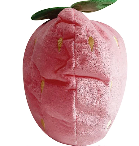 Iepure Căpșună care Respira, 35 cm, cu Burtică Luminoasă, Muzica si Sunete, Ultra-Pufoasă [6]