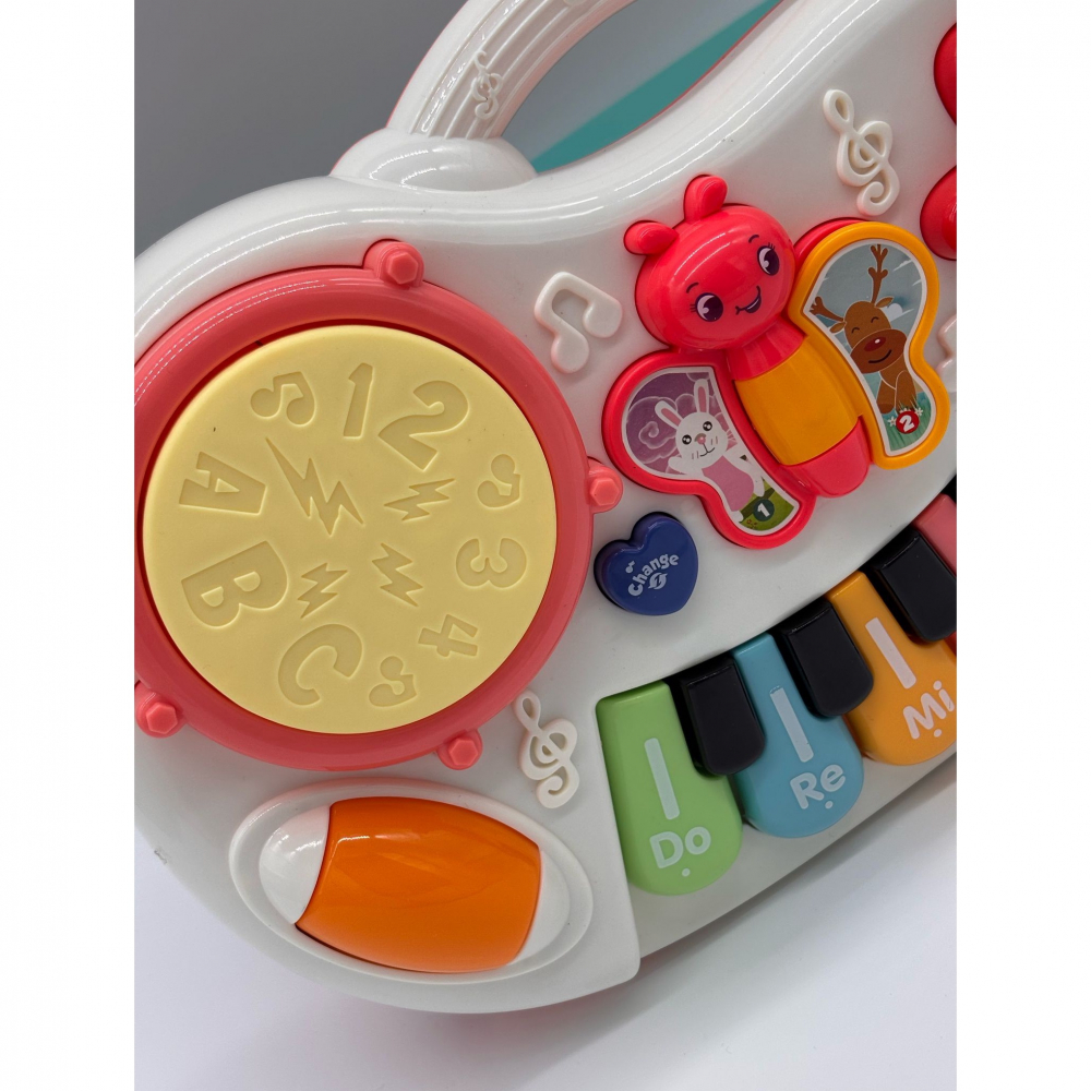 Instrument Muzical Interactiv - Pian Educational cu Sunete si Note Muzicale si Instrumente Miniaturale [7]