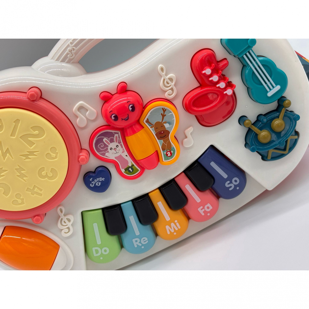 Instrument Muzical Interactiv - Pian Educational cu Sunete si Note Muzicale si Instrumente Miniaturale [6]