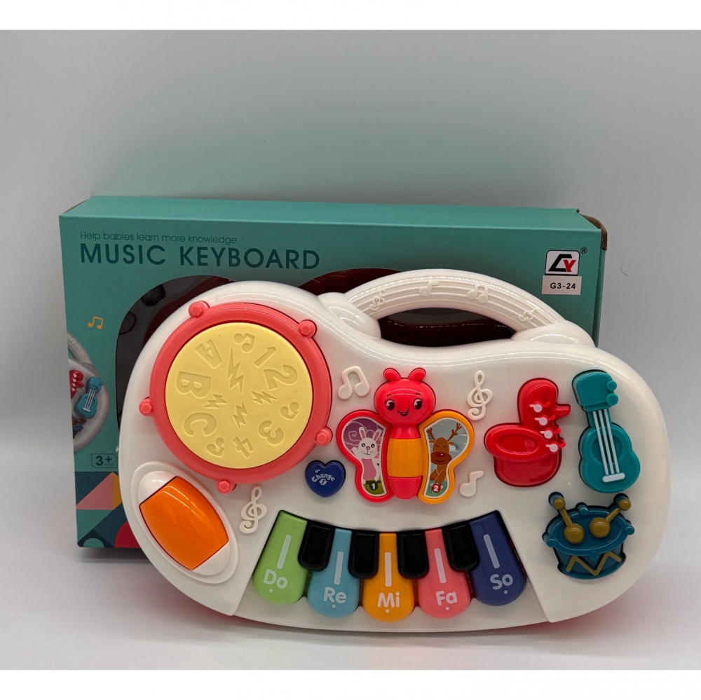 Instrument Muzical Interactiv - Pian Educational cu Sunete si Note Muzicale si Instrumente Miniaturale [9]