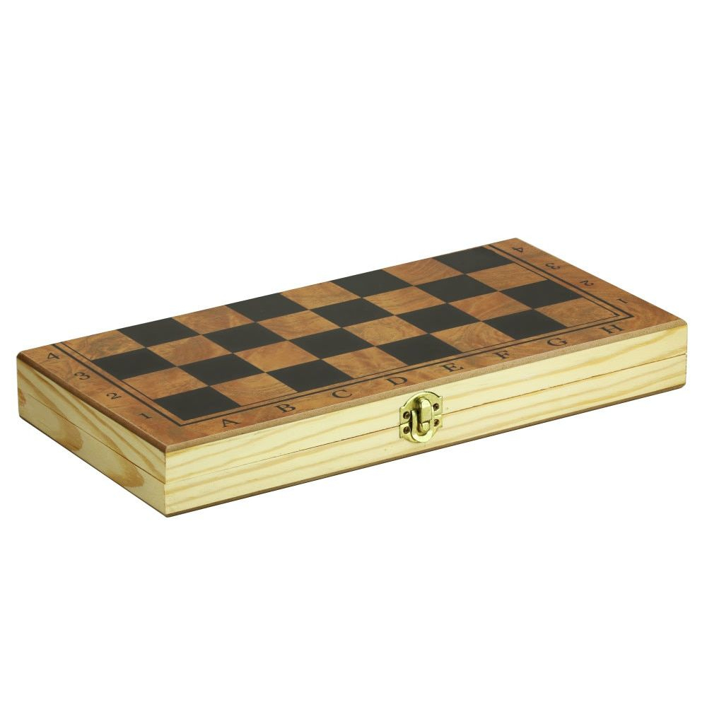 Joc de Sah, Table si Dame, 30 x 15 cm, Lemn [2]