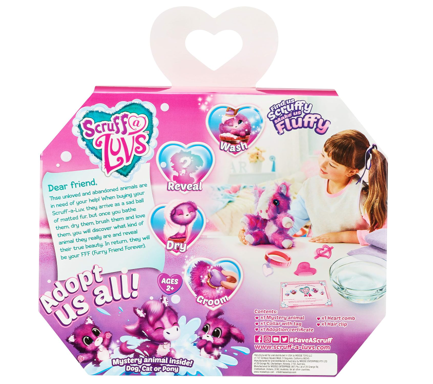 Jucărie de Plus Surpriză Scruff-a-Luvs Mystery Rescue Pet, Animal de Companie Interactiv, Se Spală și Se Transformă, Certificat de Adopție Inclus [13]