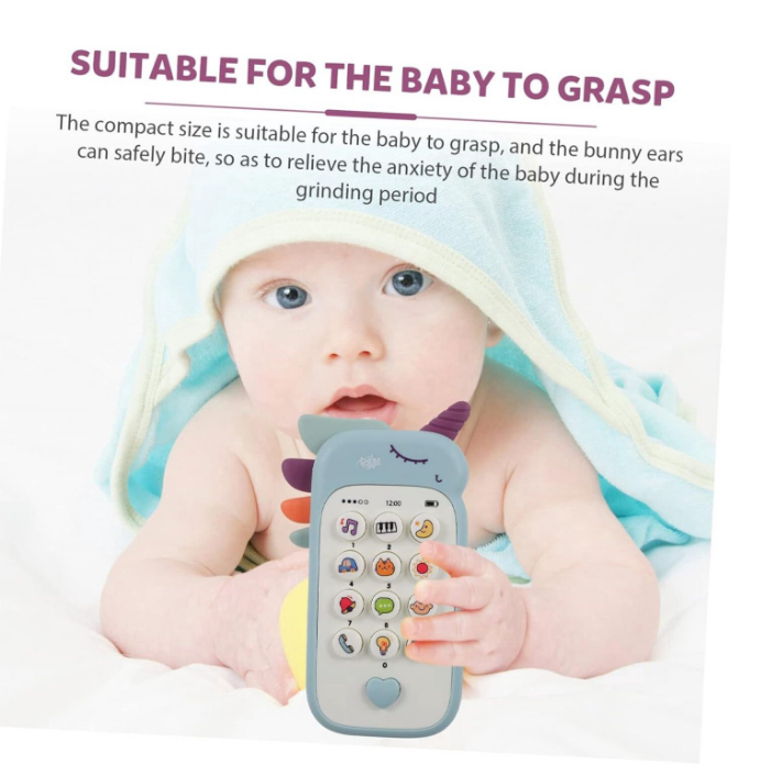 Jucarie interactiva / telefon in Forma de Unicorn, 12 Functii, Plastic [3]