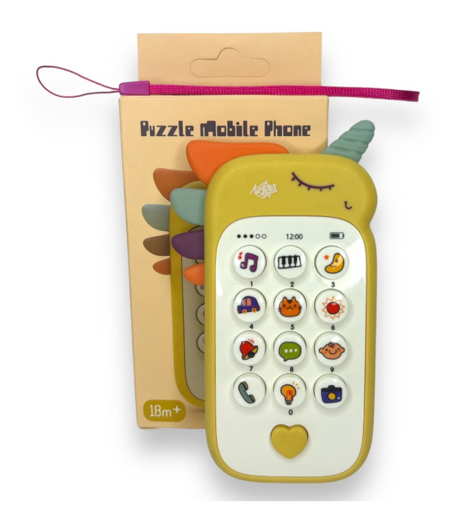 Jucarie interactiva / telefon in Forma de Unicorn, 12 Functii, Plastic [6]