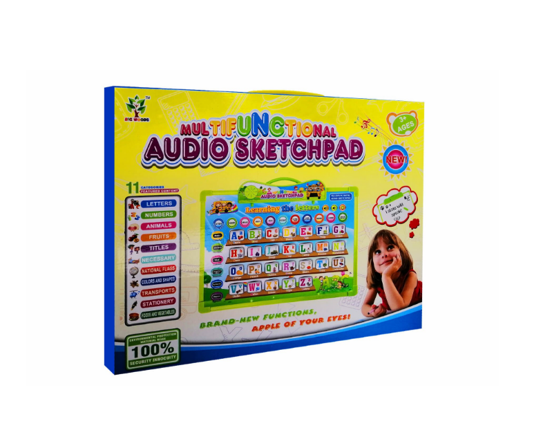 Jucarie Plansa Audio Multifunctionala, Educativa si Interactiva cu 11 Categorii de Invatare [4]