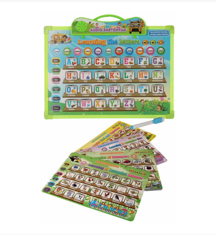 Jucarie Plansa Audio Multifunctionala, Educativa si Interactiva cu 11 Categorii de Invatare [2]